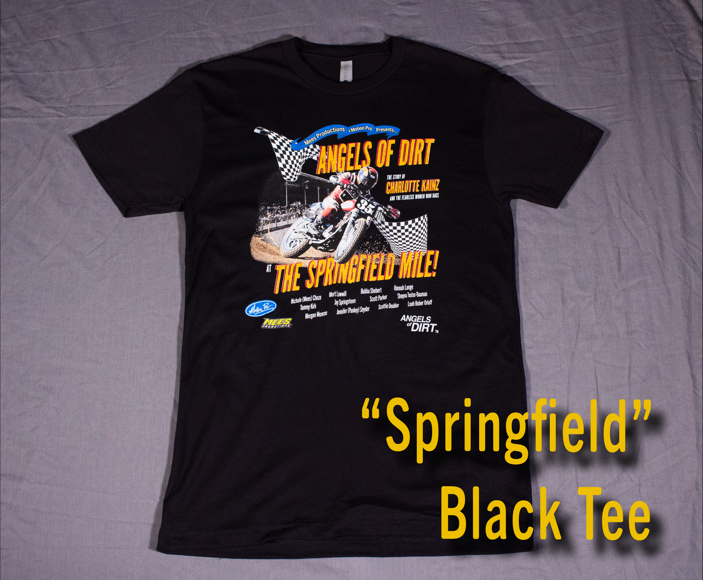 “Springfield” - Black Tee