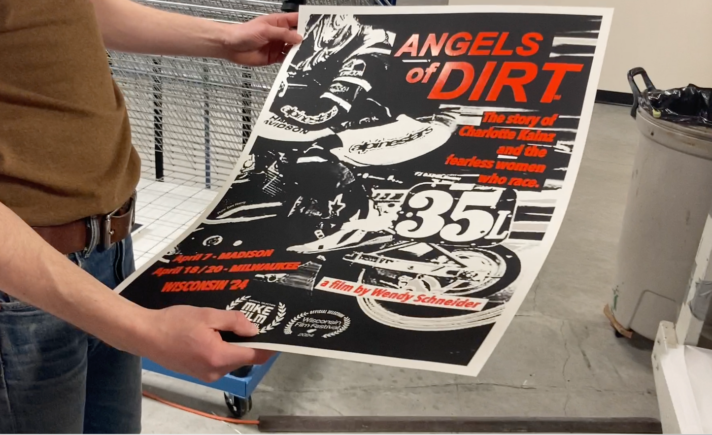 Limited Edition ANGELS OF DIRT Screened Poster