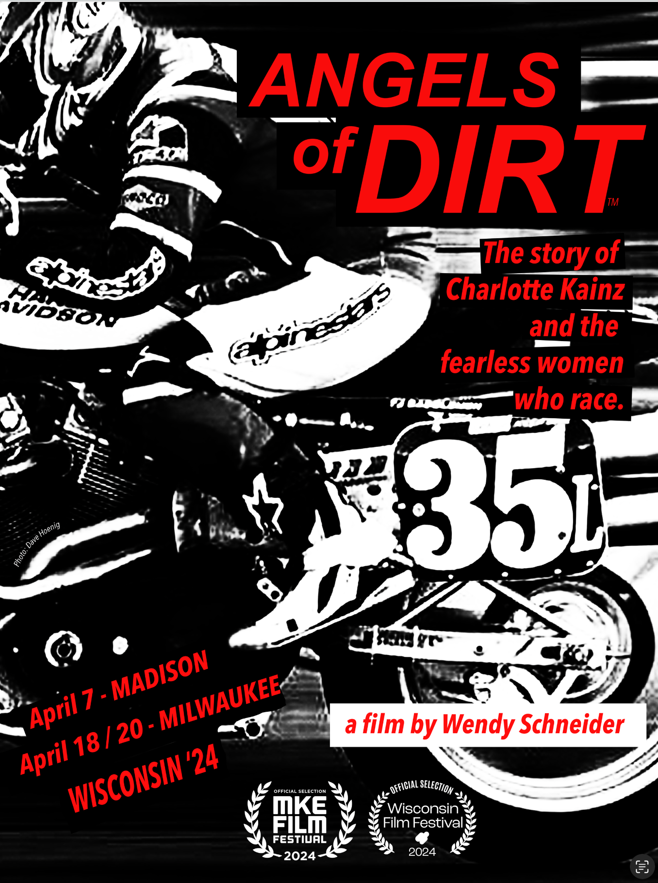 Limited Edition ANGELS OF DIRT Screened Poster